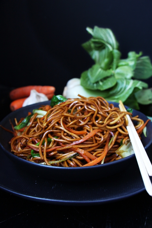 Nouilles chinoises aux légumes et aux épices : Recette de Nouilles chinoises  aux légumes et aux épices