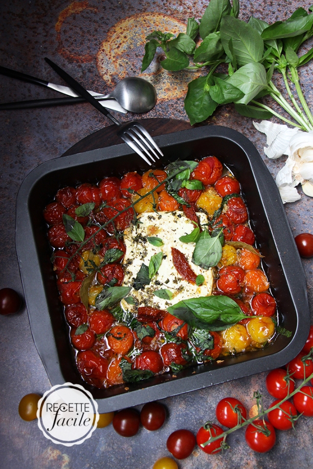 Feta et tomates cerises au four pour des pâtes à tomber à la renverse ! –  Devorezmoi