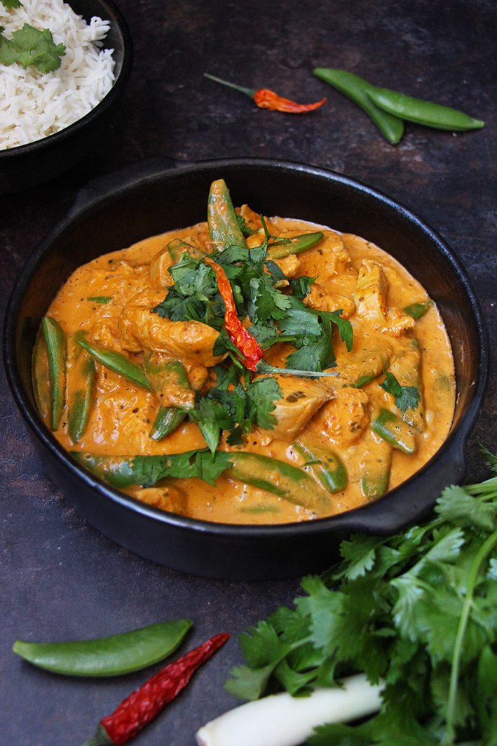 Poulet au curry rouge thaï – Devorezmoi